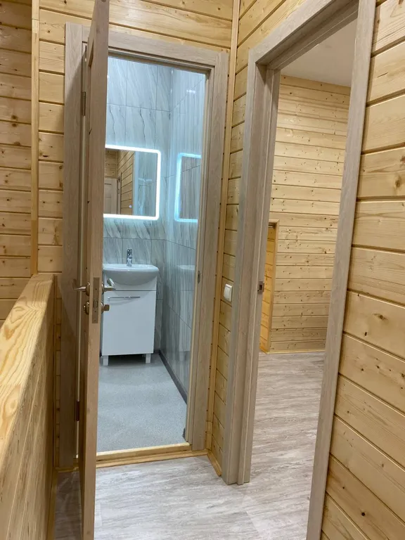 Коттедж Новый коттедж с русской баней на дровах — Тосно