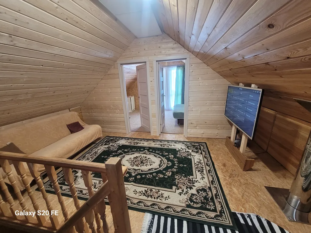 Уютный дом-баня для отдыха семьёй или небольшой компанией