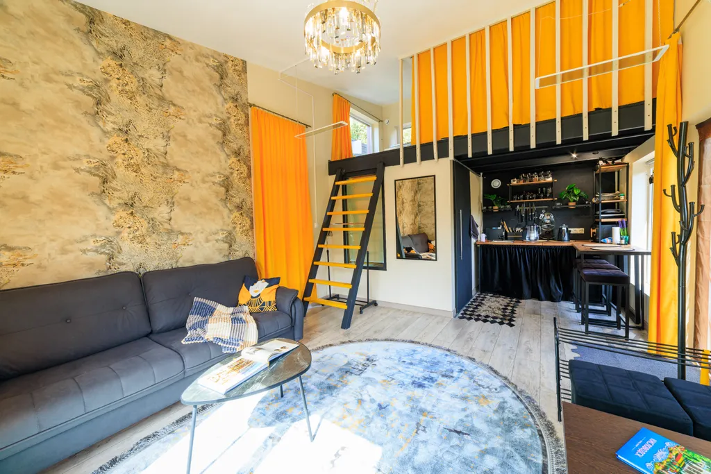 Дом 32m2 — чан из лиственницы, кухня, Wi-Fi
