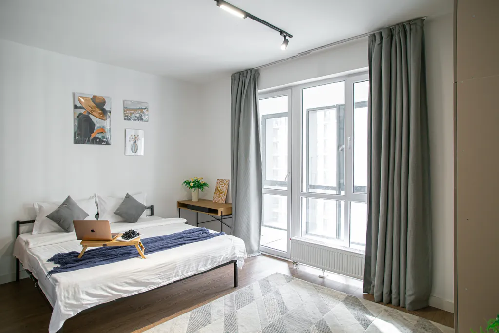 Бизнес-апартаменты с двумя кроватями рядом с ТРЦ MEGA