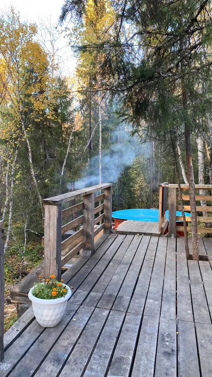 Дом с баней и большим чаном, 7 минут от Мурманска