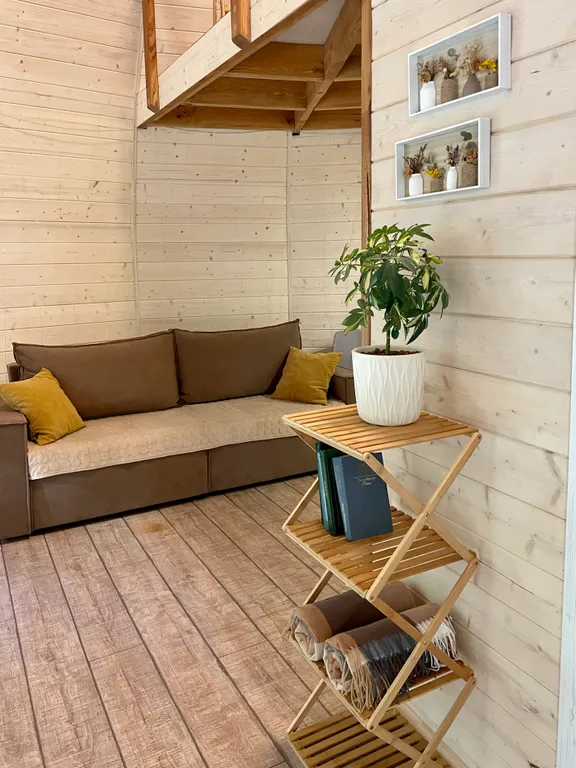 Уникальный купольный дом среди хвойного леса