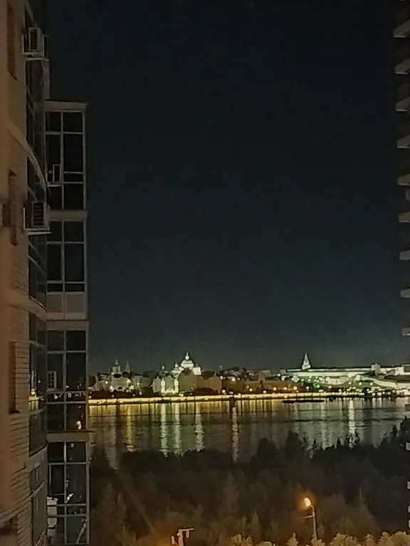 Квартира у аквапарка с видом на кремль