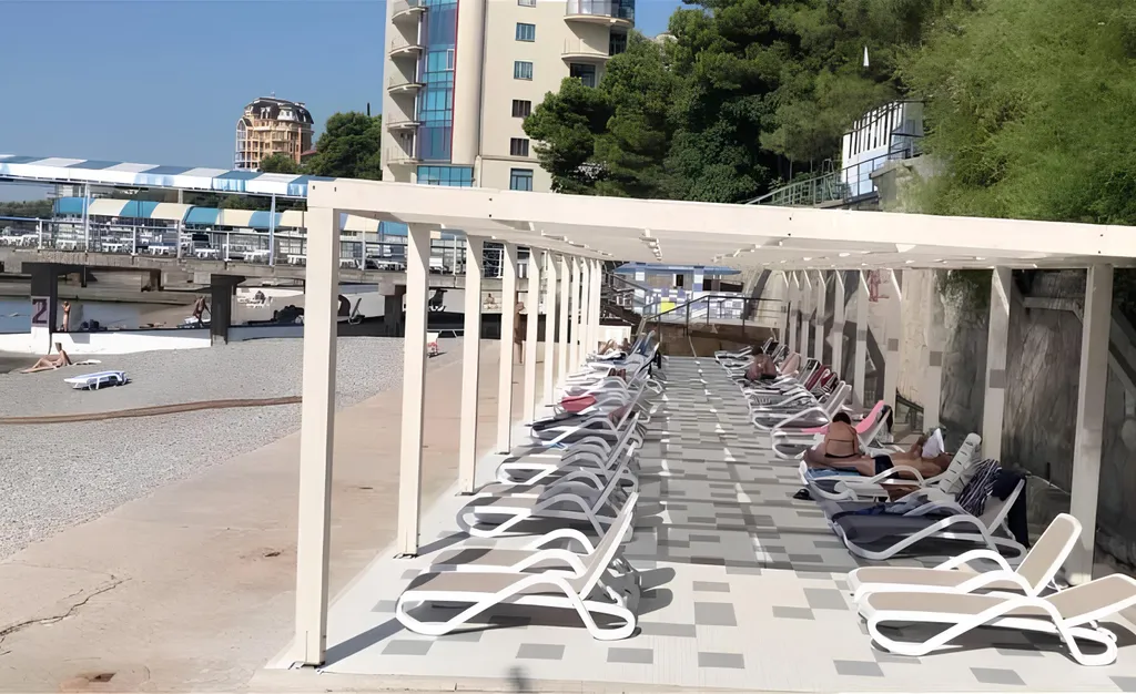 Комната в коттедже с видом на море