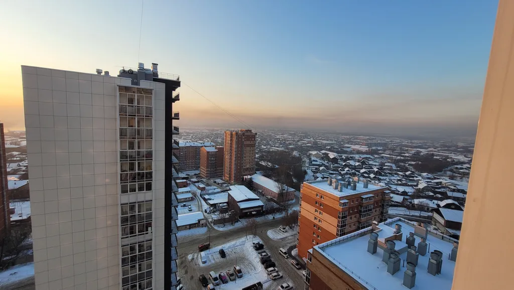 Евродвушка с шикарным видом на город в правобережном районе