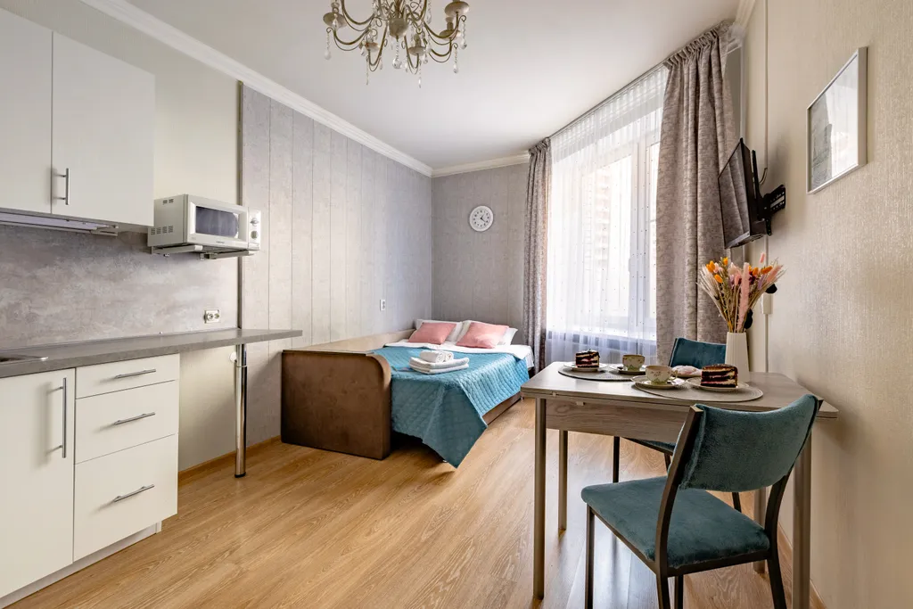 Квартира Квартира Уютная studio "sweet home" с гардеробной — Санкт-Петербург