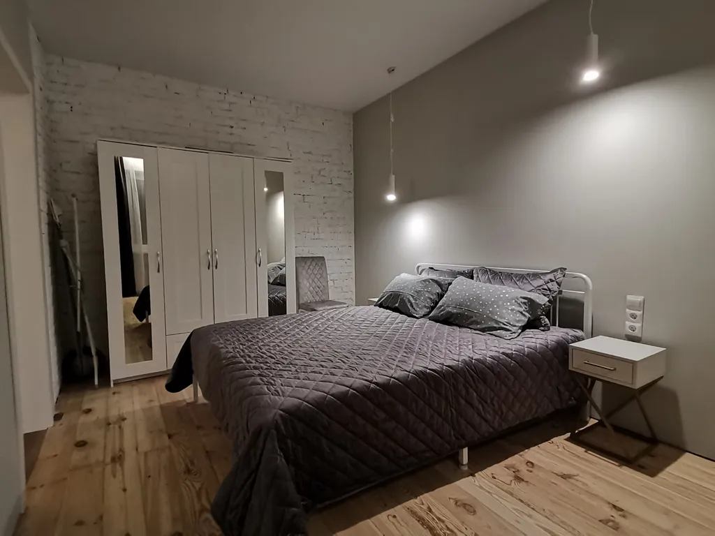 Квартира в центре в белом лофте