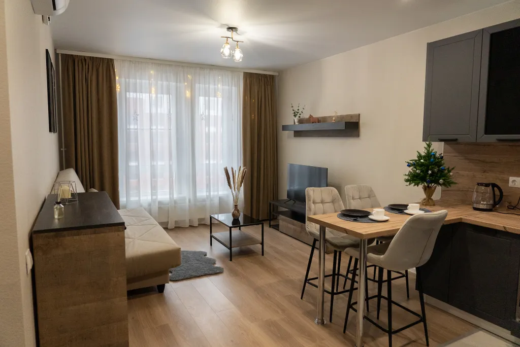 Комфортная евро 2-комнатная квартира у метро