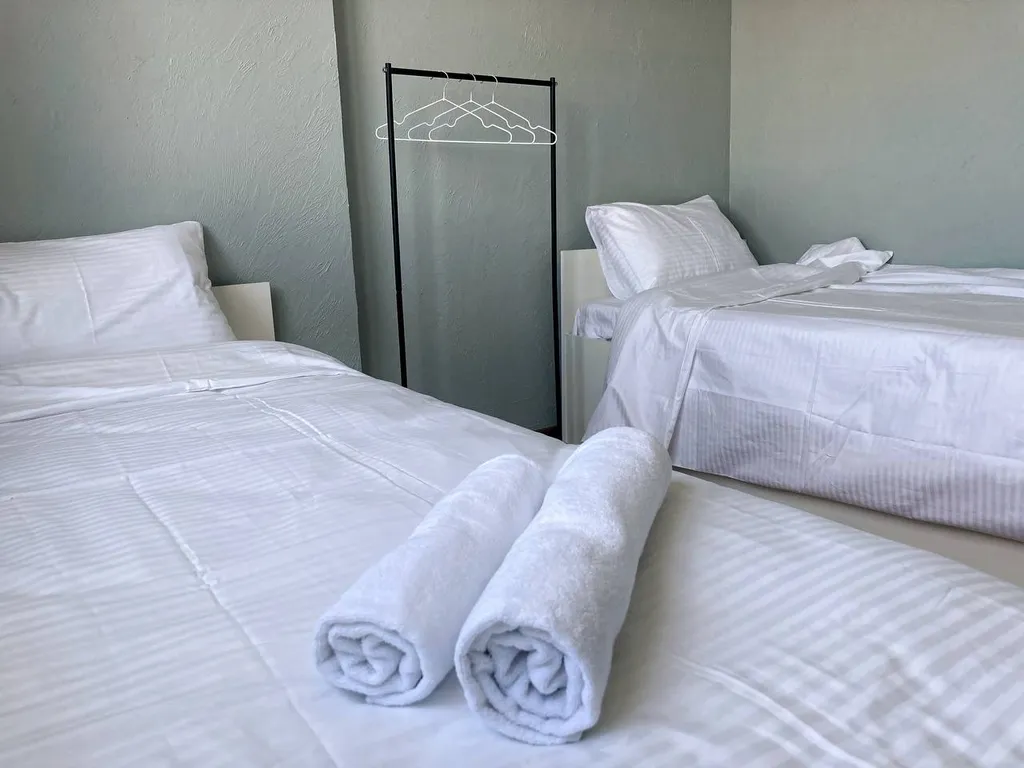 Стандартный номер с раздельными кроватями и шикарным видом на горы