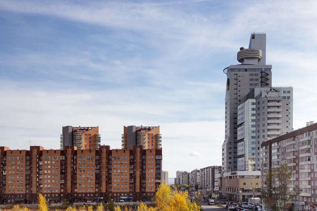 Квартира Квартира с огромной джакузи напротив Планеты — Красноярск