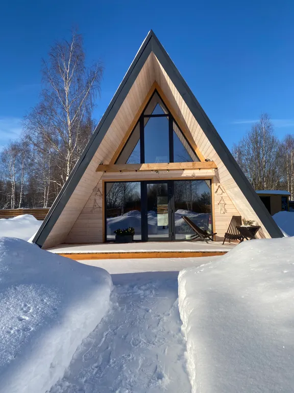Дом А-фрейм в Завидово