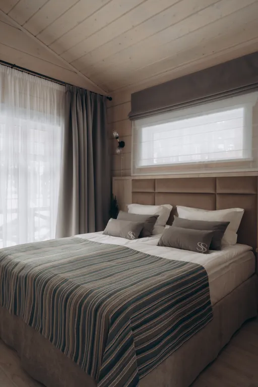 Коттедж из бруса в сосновом бору