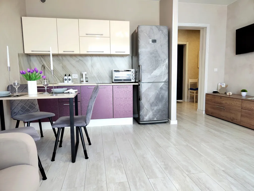 Квартира с видом на реку и горы