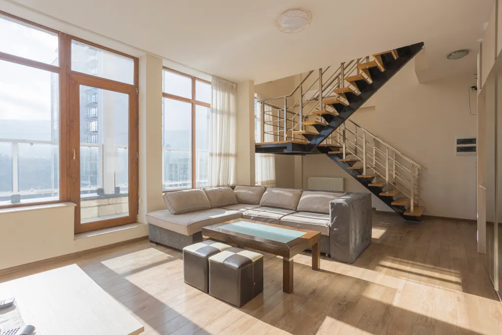 Двухъярусный пентхаус с террасой в охраняемом комплексе М-квадрат