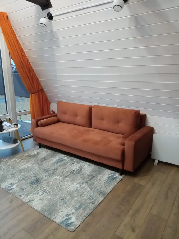 Дом-шале А-фрейм Счастье с баней у реки