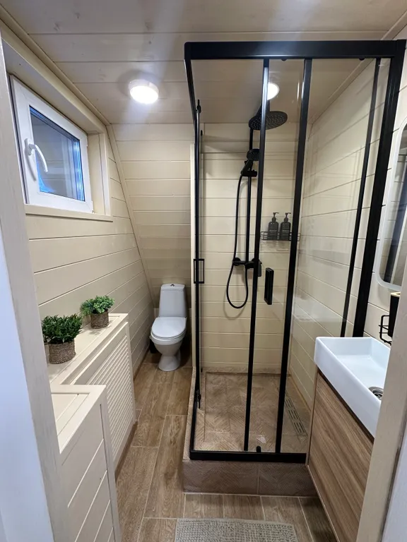 Первый, уютный дом A Frame