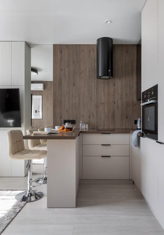 Современный апартамент с видом на парк Челюскинцев