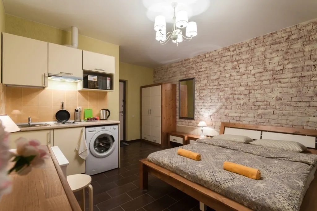 Квартира Квартира Двухместная студия у Технологического института — Санкт-Петербург