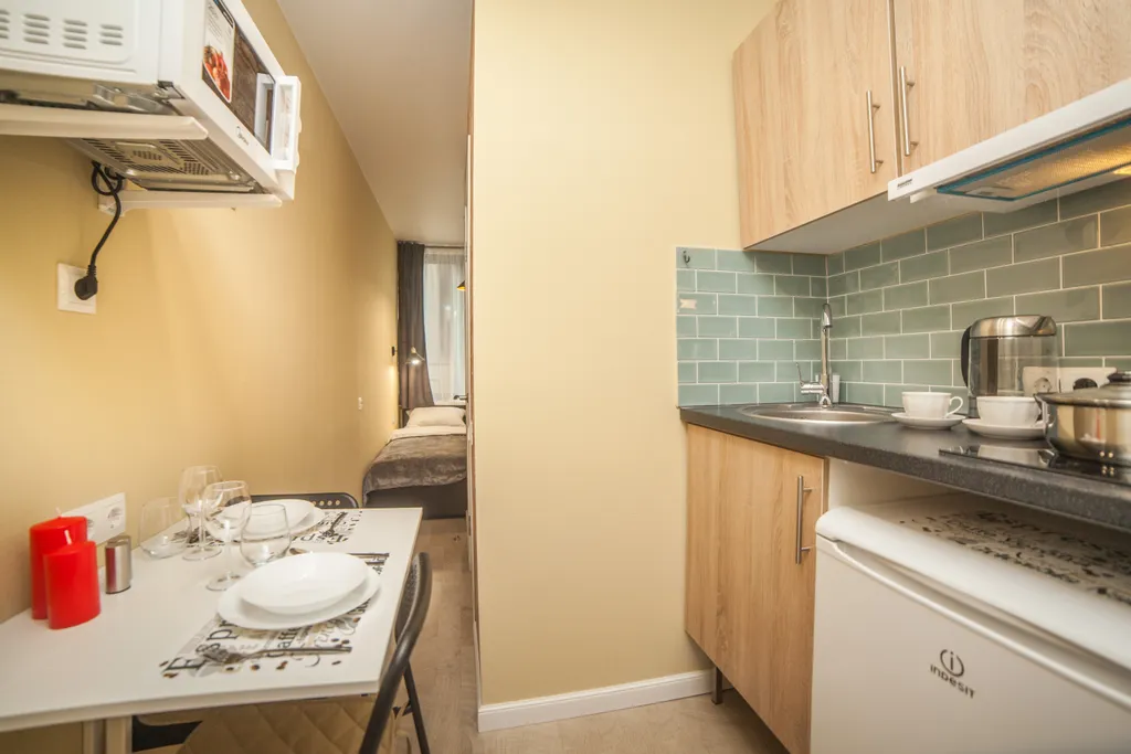 Уютная студия в 20 минутах от центра