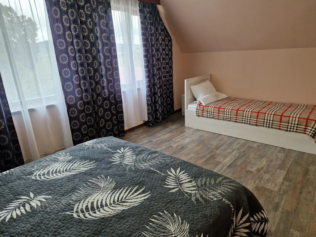 Двухэтажный дом с баней, 6 спальных мест