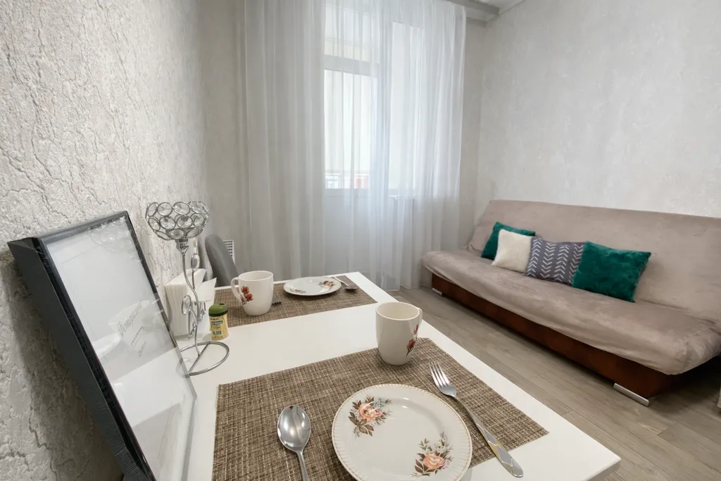 Евродвушка в центре с бомбическим видом на город