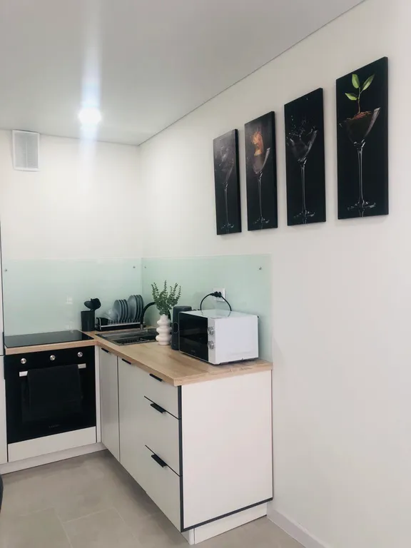 Стильная квартира в центре города с панорамным видом