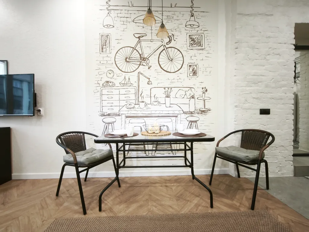 Центр. Атмосферная студия на 4-м этаже для некурящих