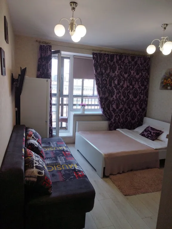 Студия на 16 этаже с большой лоджией