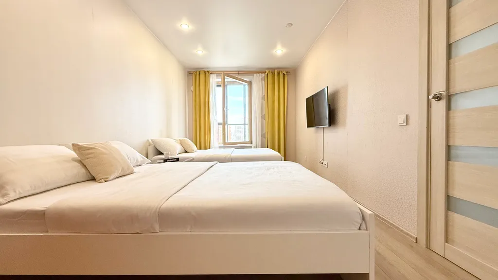 Квартира Hugge Place | Двухкомнатная студия у Аквапарка с Wi-Fi — Новосибирск