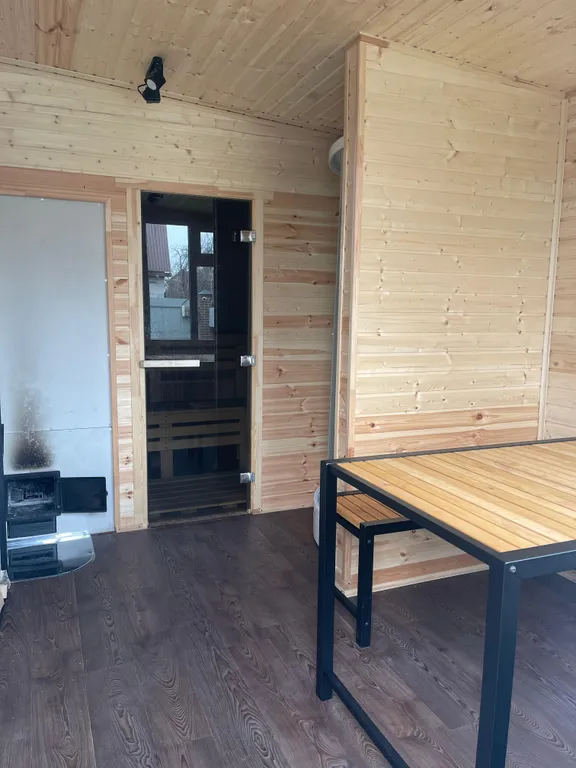 Уютный домик с баней и теплым бассейном