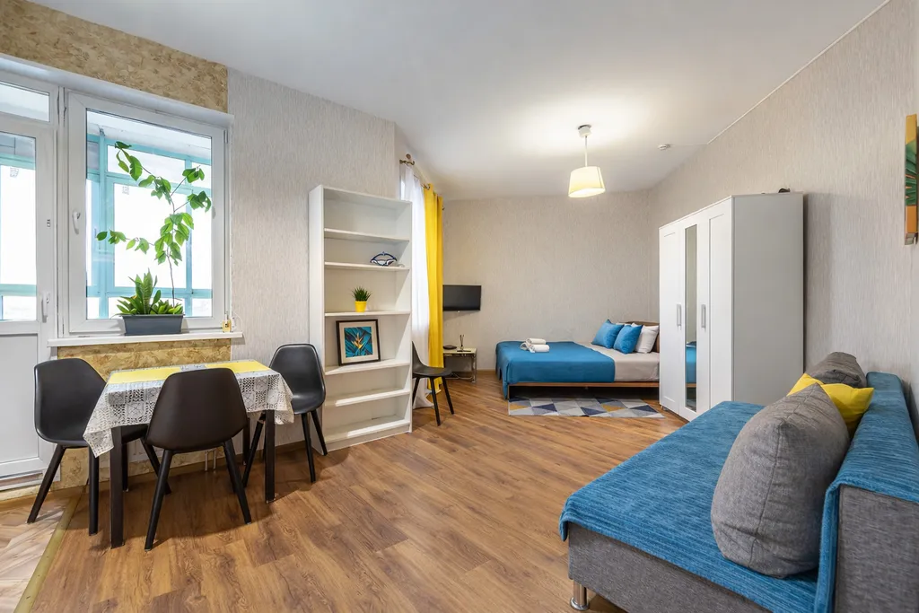 Квартира Квартира Просторная студия в современной высотке — Москва