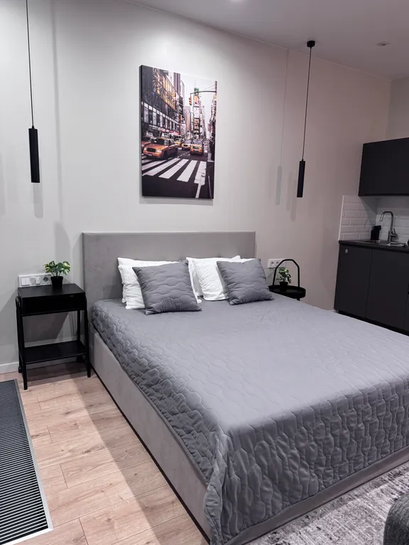 Квартира Уютная студия рядом с Охта Парк — аренда посуточно в Мистолово