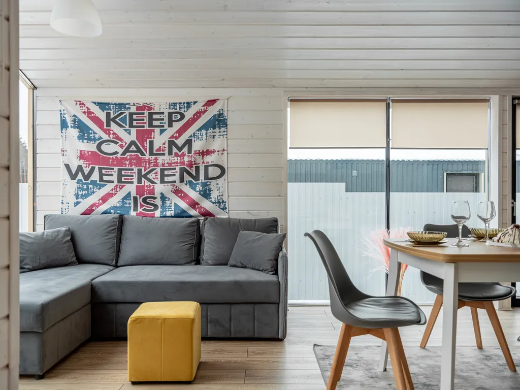 Домик у леса с камином и баней