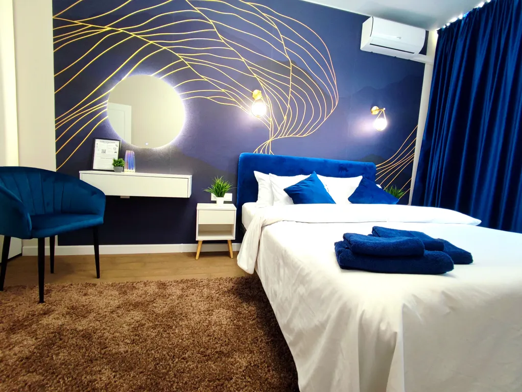 Квартира Квартира Люкс в синих тонах возле Ашана — Симферополь