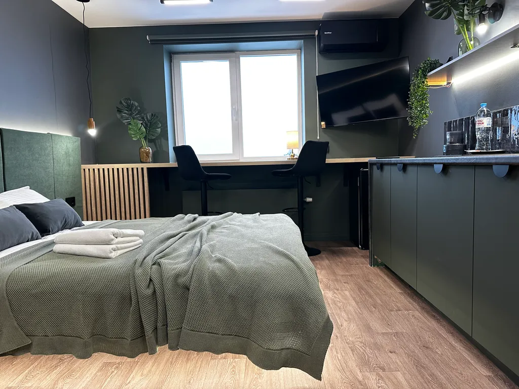 Студия Бали рядом с новой набережной и видом на Волгу от vitamia