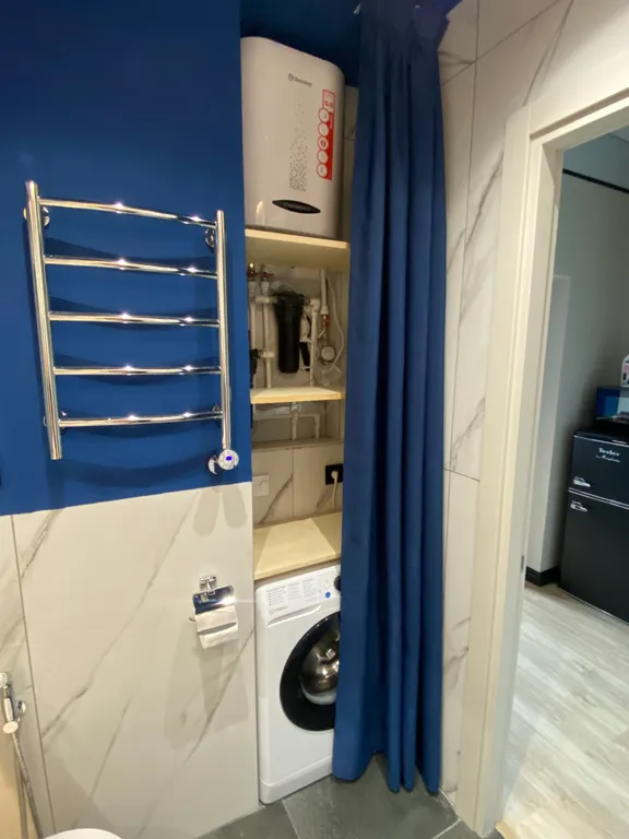 Квартира Квартира Дизайнерская студия в новом ЖК со свежим ремонтом, кондиционером и бойлером — Гатчина