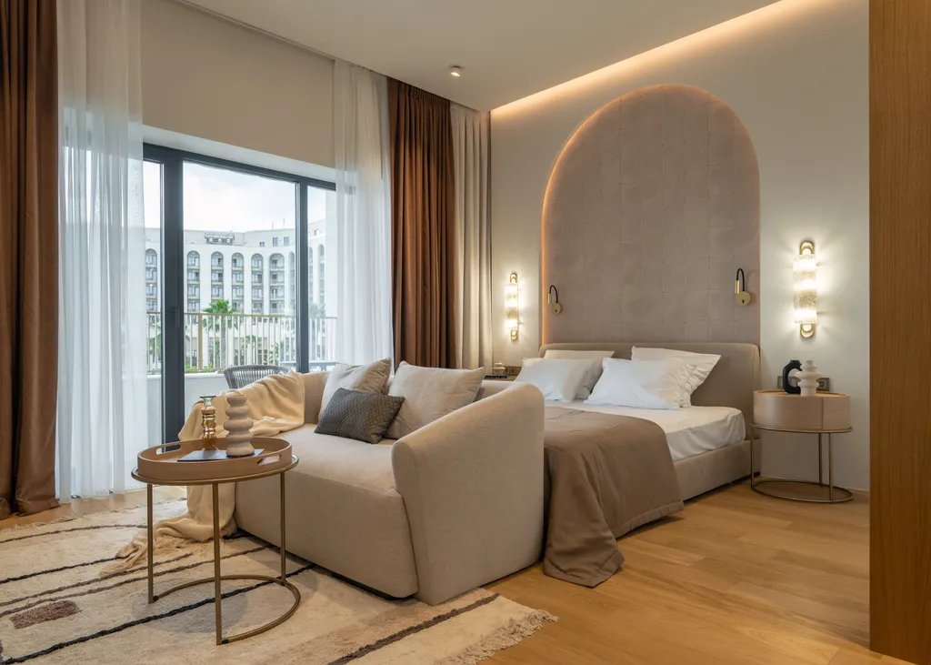 Квартира Марисоль Янтарь Однокомнатная резиденция с видом на бассейн — аренда посуточно в Сириус