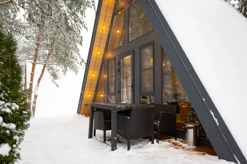 Домик A-Frame без купели 60 м2