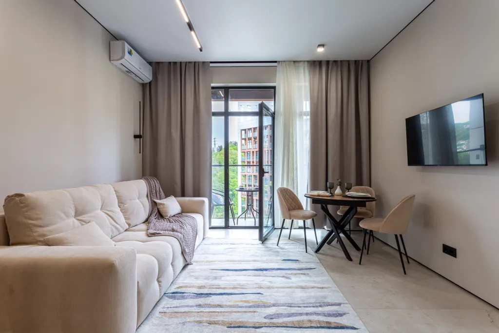 Стильная квартира с видом на горы