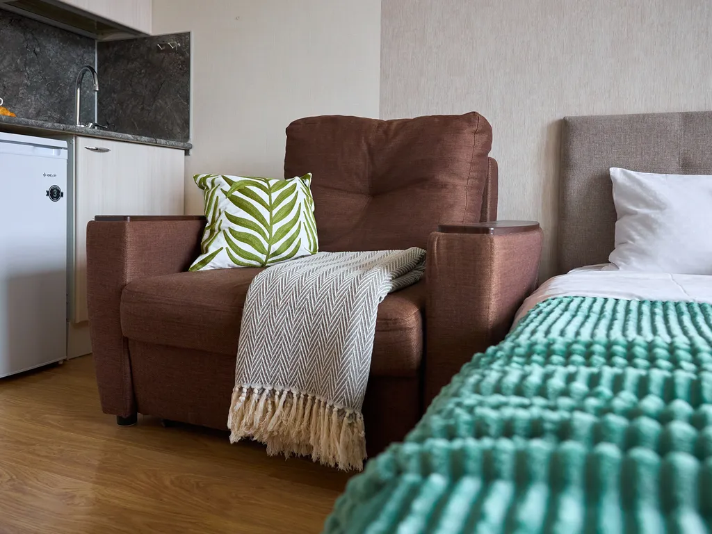 Студия с потрясающим видом на море и горы