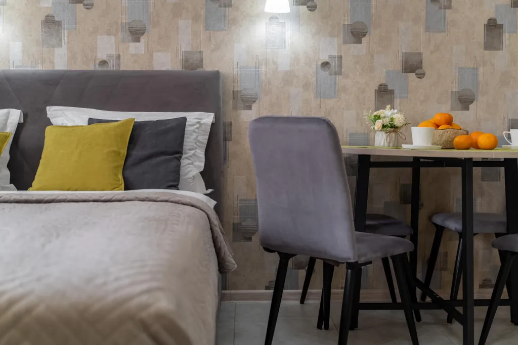 Студия с видом на горы