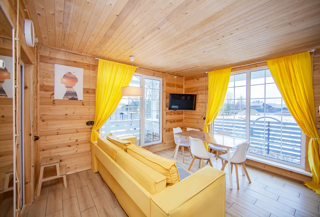 Коттедж Везувий с сауной в Коробицыно-Вилладж — аренда посуточно в Коробицыно