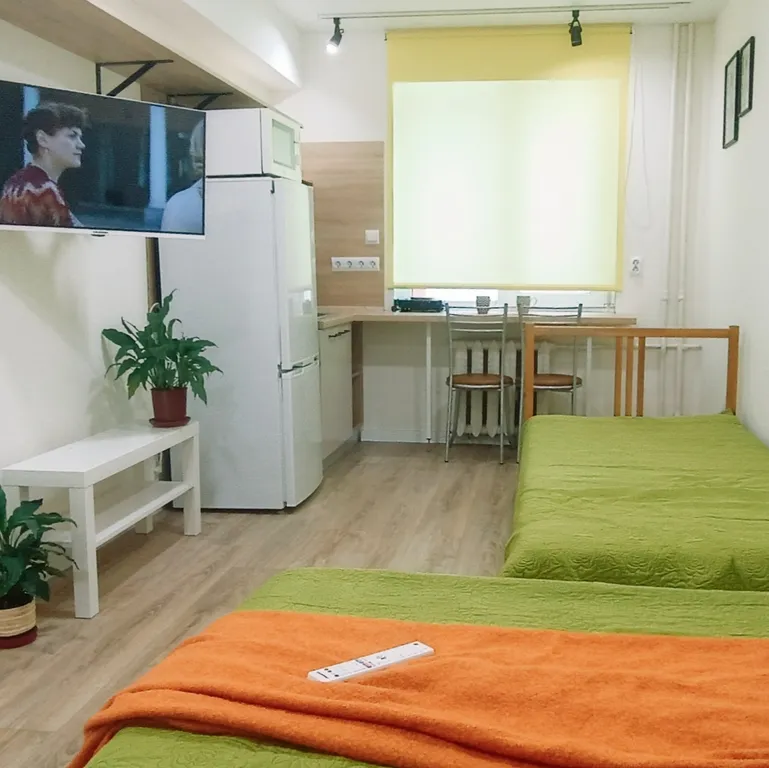 Уютное местечко возле пиццерии, небольшая комфортная студия