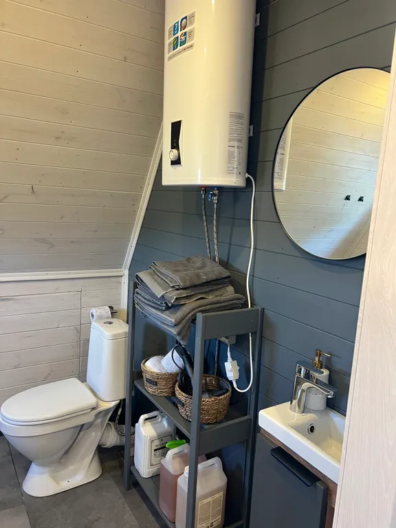 Дом A-frame Gray house