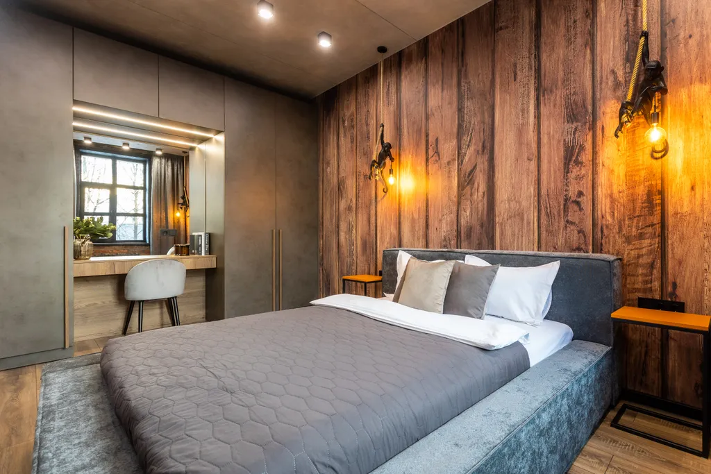 Luxury apartment in loft style