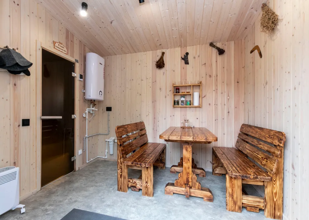 Уютный дом с баней и террасой