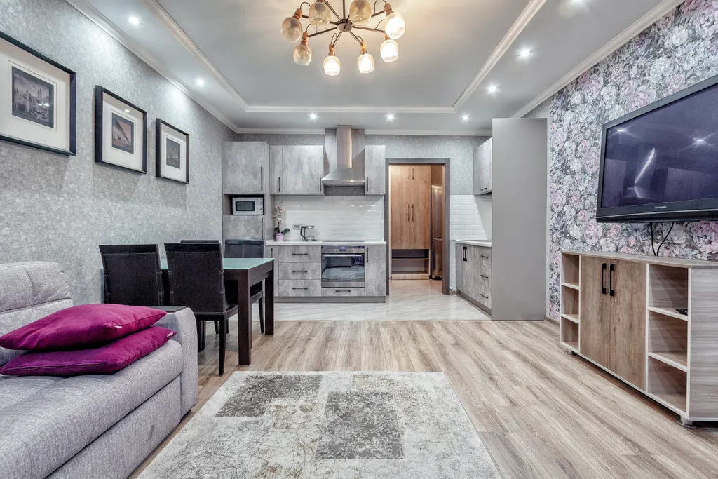 Квартира Квартира в центре с видом, для туристов и командированных — Алматы