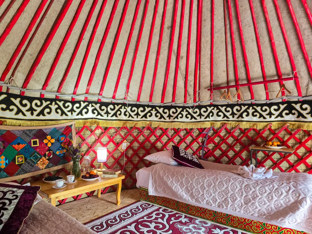 Стандартный двухместный с двумя раздельными кроватями с видом на горы