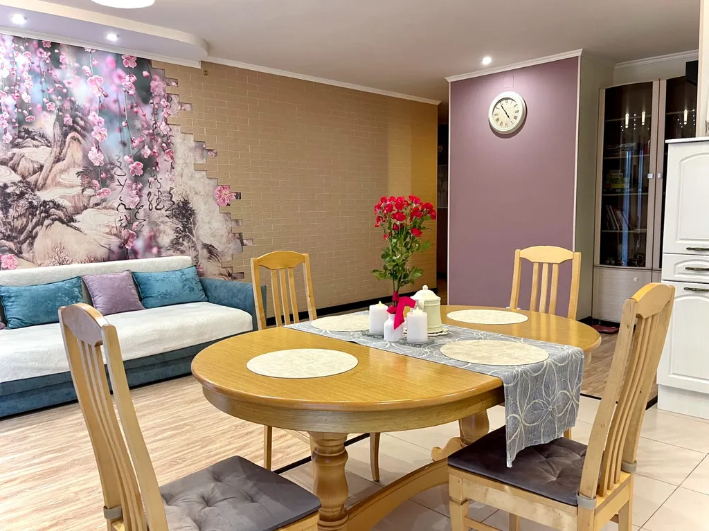 Квартира Семейная евротрешка с видом на Лавру,огром гостиной и 4 отд. кроватями — аренда посуточно в Сергиев Посад