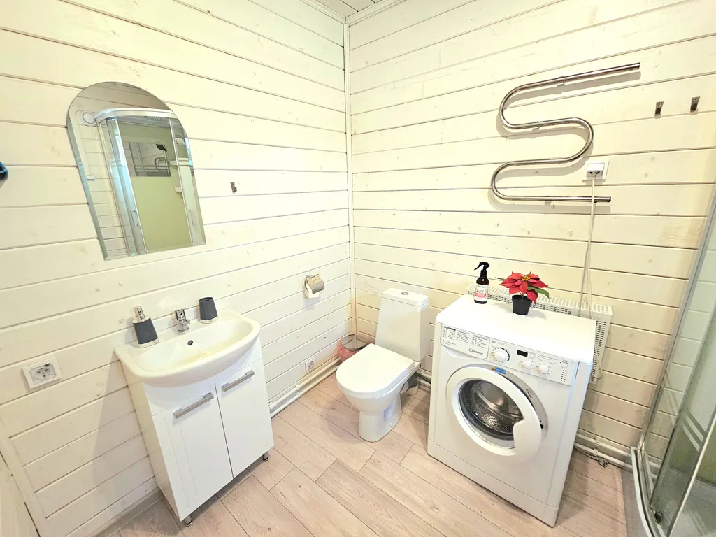 Коттедж Коттедж Шалаш с русской баней и банным чаном — Снегиревка